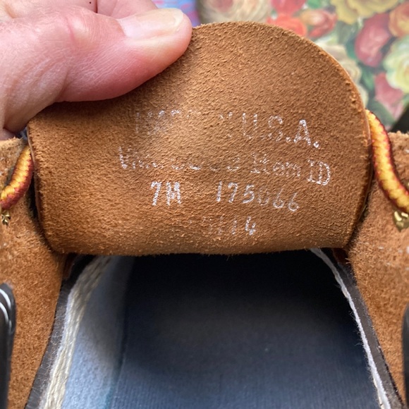 Vtg LL Bean Size 9 Maine Hunting Shoes Women Duck Low Boots Made In USA Laces - Picture 8 of 8